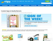 Tablet Screenshot of esigns.com